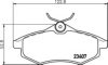 COBREQ N-1171 Brake Pad Set, disc brake